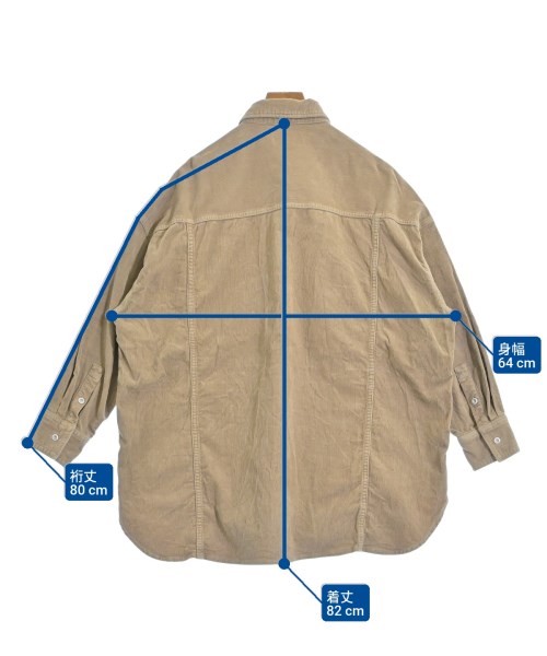 Healthy DENIM（ヘルシーデニム）カジュアルシャツ ベージュ サイズ:1(S位) レディース/2200647860038