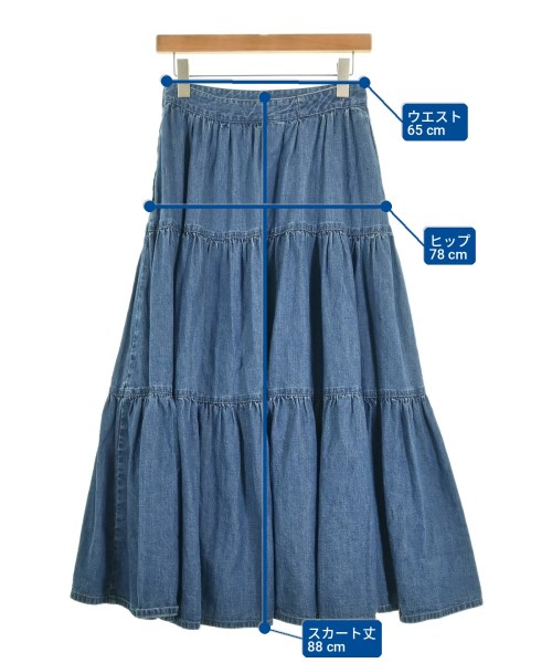 Healthy DENIM（ヘルシーデニム）ロング・マキシ丈スカート 青 サイズ:S レディース/2200702529078