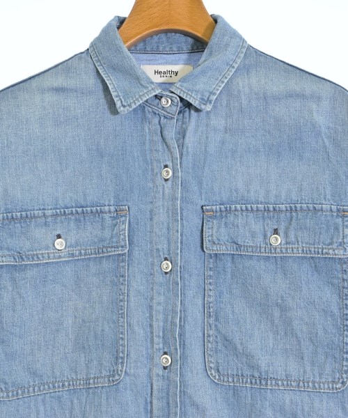 Healthy DENIM（ヘルシーデニム）カジュアルシャツ 青 サイズ:1(S位) レディース/2200691824079