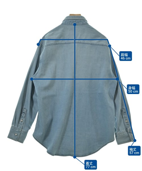Healthy DENIM（ヘルシーデニム）カジュアルシャツ 青 サイズ:1(S位) レディース/2200714609027