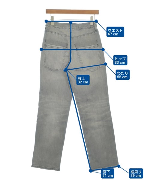 Healthy DENIM（ヘルシーデニム）デニムパンツ グレー サイズ:24(S位) レディース/2200722757017