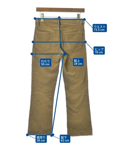 Healthy DENIM（ヘルシーデニム）チノパン 茶 サイズ:23(XS位) レディース/2200677655017