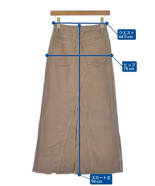 Healthy DENIM（ヘルシーデニム）ロング・マキシ丈スカート 茶 サイズ:XS レディース/2200684711034