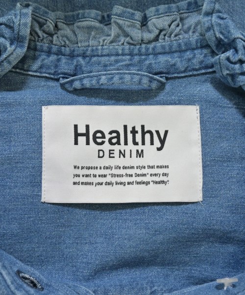 Healthy DENIM（ヘルシーデニム）カジュアルシャツ 青 サイズ:1(S位) レディース/2200691838014