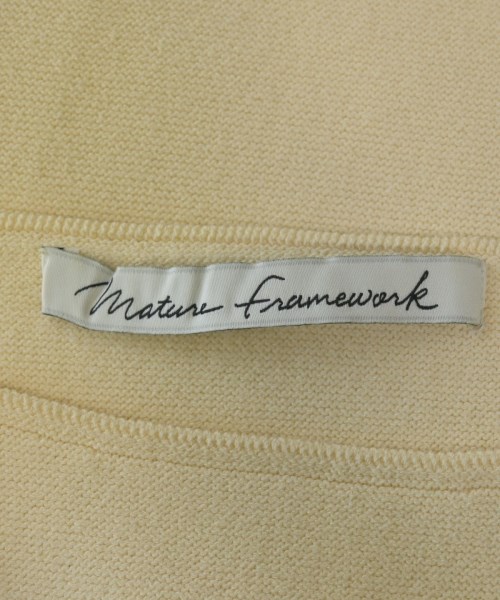Mature Framework（マチュールフレームワーク）ニット・セーター 白 サイズ:F レディース/2200625999019