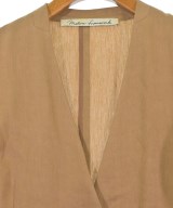 Mature Framework（マチュールフレームワーク）ノーカラージャケット 茶 サイズ:38(M位) レディース/2200676649017