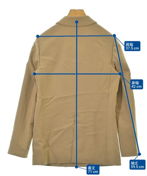 Mature Framework（マチュールフレームワーク）テーラードジャケット ベージュ サイズ:38(M位) レディース/2200637725033