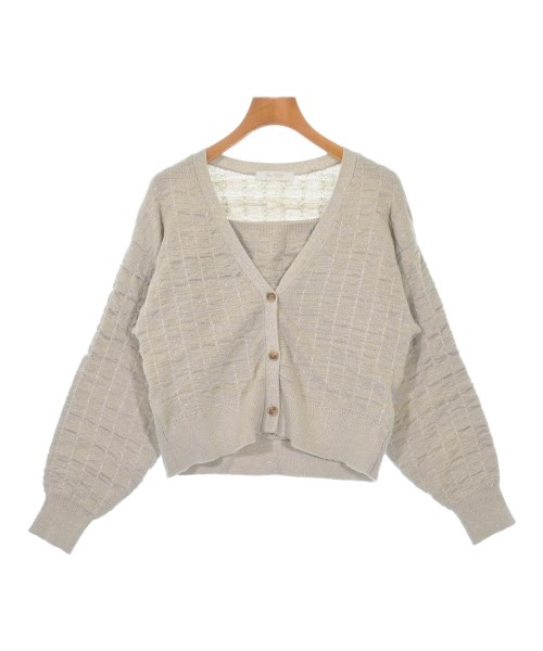 F by ROSSO（エフバイロッソ）カーディガン ベージュ サイズ:F レディース/2200623651063