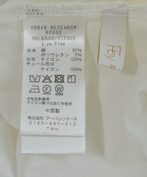 F by ROSSO（エフバイロッソ）ブラウス 白 サイズ:F レディース/2200635527073