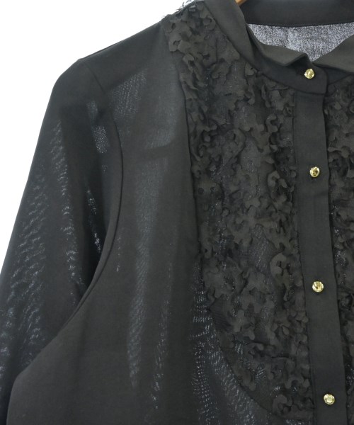 F by ROSSO（エフバイロッソ）カジュアルシャツ 黒 サイズ:F レディース/2200627100048