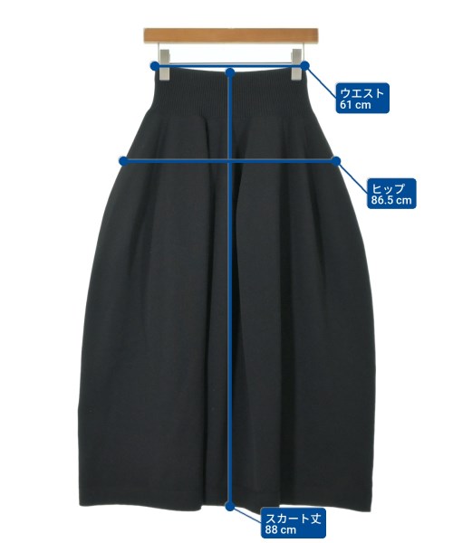 F by ROSSO（エフバイロッソ）ロング・マキシ丈スカート 黒 サイズ:F レディース/2200634177033