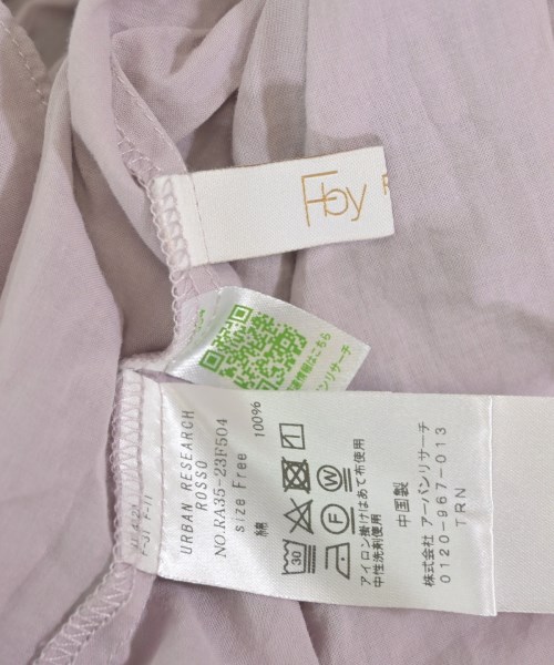F by ROSSO（エフバイロッソ）カジュアルシャツ ピンク サイズ:F レディース/2200623773055