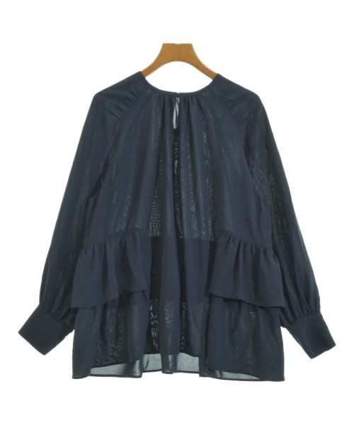 F by ROSSO(エフバイロッソ)ブラウス 紺 サイズ:F/2200668824057