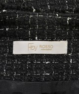 F by ROSSO（エフバイロッソ）ノーカラージャケット 黒 サイズ:36(S位) レディース/2200669011012