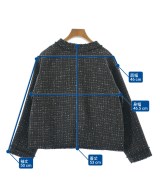 F by ROSSO（エフバイロッソ）ノーカラージャケット 黒 サイズ:36(S位) レディース/2200669011012