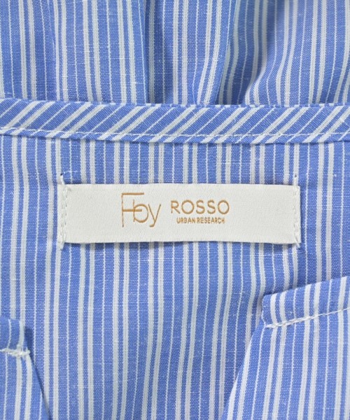F by ROSSO（エフバイロッソ）ブラウス 青 サイズ:F レディース/2200693547150