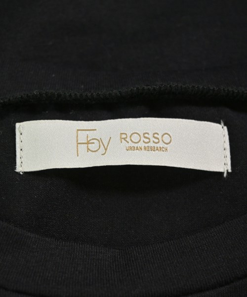 F by ROSSO（エフバイロッソ）Tシャツ・カットソー 黒 サイズ:F レディース/2200698019096