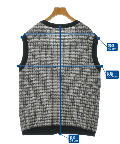 F by ROSSO（エフバイロッソ）ベスト グレー サイズ:F レディース/2200647689080