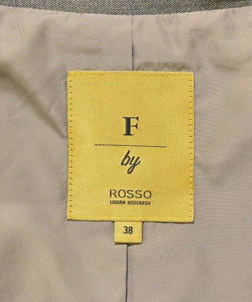 F by ROSSO（エフバイロッソ）カジュアルジャケット 茶 サイズ:38(M位) レディース/2200649180011