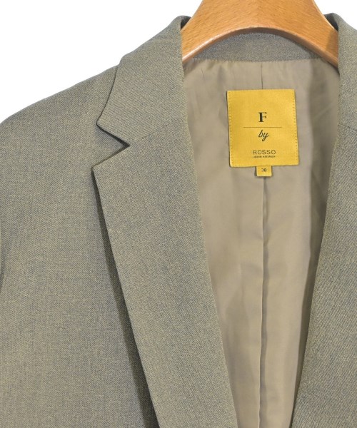 F by ROSSO（エフバイロッソ）カジュアルジャケット 茶 サイズ:38(M位) レディース/2200649180011