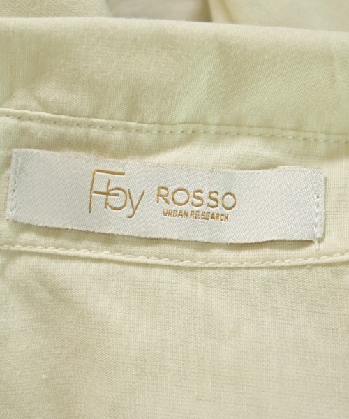 F by ROSSO（エフバイロッソ）カジュアルシャツ ベージュ サイズ:F レディース/2200713757064