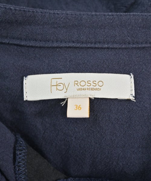 F by ROSSO（エフバイロッソ）ワンピース 紺 サイズ:36(S位) レディース/2200703018038