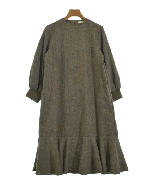 F by ROSSO(エフバイロッソ)ワンピース 茶 サイズ:40(M位)/2200665807015