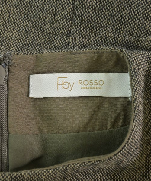 F by ROSSO（エフバイロッソ）ワンピース 茶 サイズ:40(M位) レディース/2200665807015