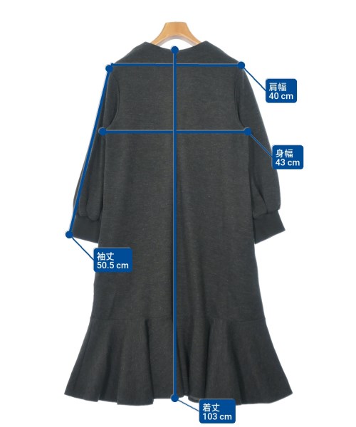 F by ROSSO（エフバイロッソ）ワンピース 黒 サイズ:40(M位) レディース/2200666854025