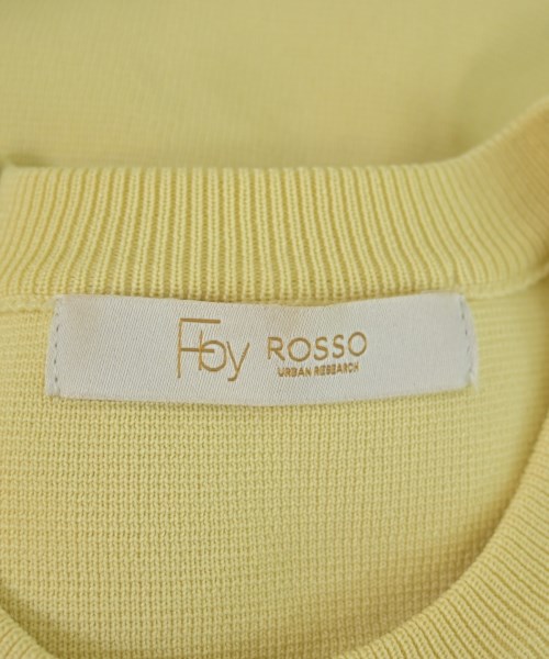 F by ROSSO（エフバイロッソ）ニット・セーター 黄 サイズ:F レディース/2200721958040