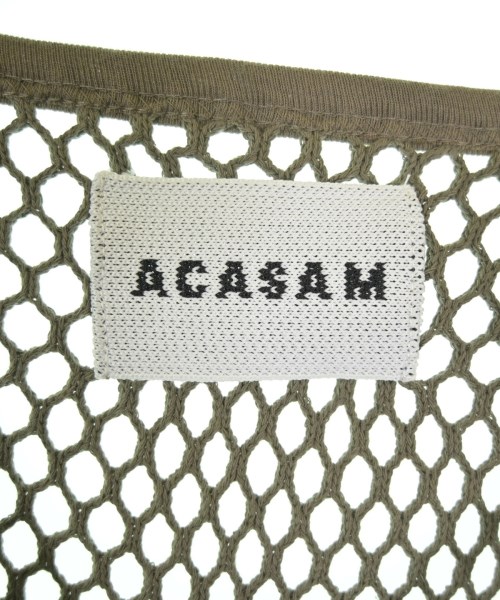 ACASAM（アカサム）ニット・セーター カーキ サイズ:ONE レディース/2200710483072