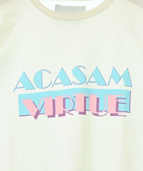 ACASAM（アカサム）Tシャツ・カットソー 白 サイズ:ONE レディース/2200705597135