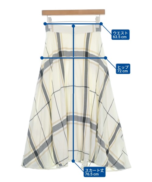 sophila（ソフィラ）ロング・マキシ丈スカート 白 サイズ:S レディース/2200633623036