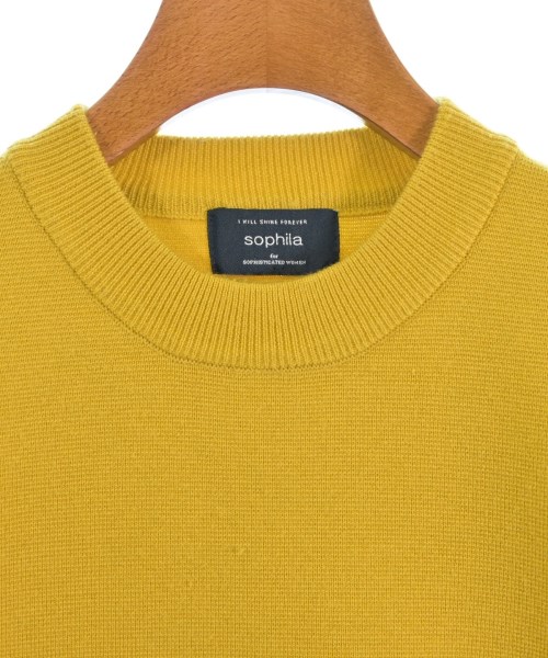 sophila（ソフィラ）ニット・セーター 黄 サイズ:F レディース/2200633623050