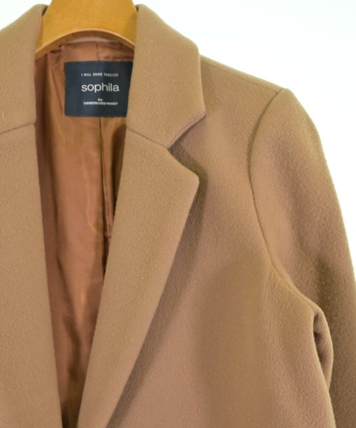 sophila（ソフィラ）チェスターコート 茶 サイズ:F レディース/2200622234014