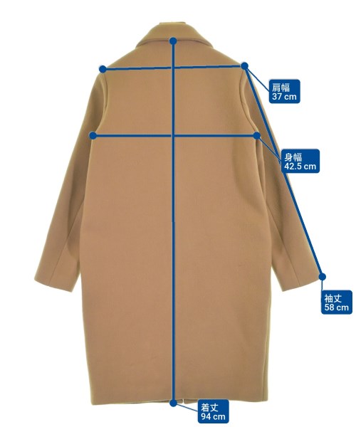 sophila（ソフィラ）チェスターコート 茶 サイズ:F レディース/2200622234014