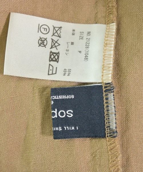 sophila（ソフィラ）ブラウス ベージュ サイズ:F レディース/2200672431029