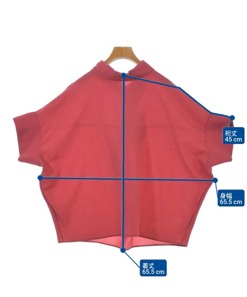 vingtrois（ヴァントロワ）ブラウス 赤 サイズ:F レディース/2200649631261