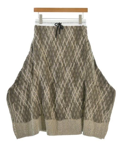 malamute(マラミュート)ロング・マキシ丈スカート 茶 サイズ:F/2200644569286