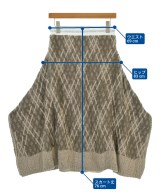 malamute（マラミュート）ロング・マキシ丈スカート 茶 サイズ:F レディース/2200644569286