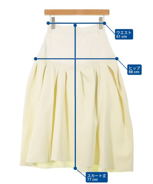 malamute（マラミュート）ロング・マキシ丈スカート 白 サイズ:1(S位) レディース/2200644747363