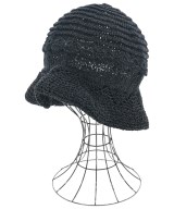 malamute（マラミュート）ストローハット 黒 サイズ:F レディース/2200612083134