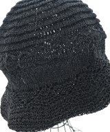 malamute（マラミュート）ストローハット 黒 サイズ:F レディース/2200612083134