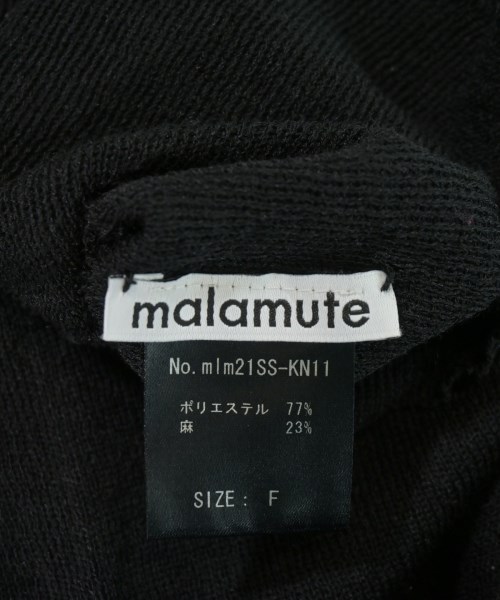 malamute（マラミュート）ニット・セーター 黒 サイズ:F レディース/2200736004145