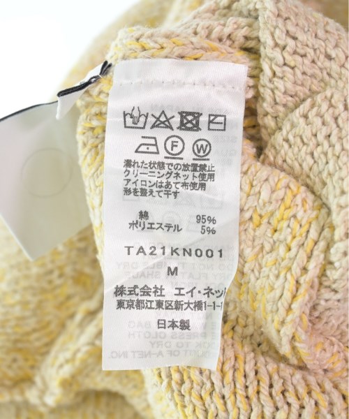 TAC:TAC（タクタク）ニット・セーター ベージュ サイズ:M メンズ/2200521019057