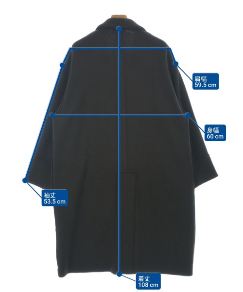 TAC:TAC（タクタク）チェスターコート 茶 サイズ:S メンズ/2200622221014