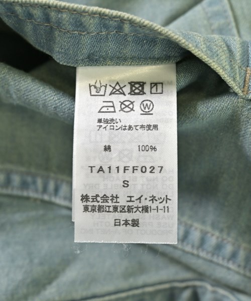 TAC:TAC（タクタク）デニムパンツ 青 サイズ:S メンズ/2200722489055