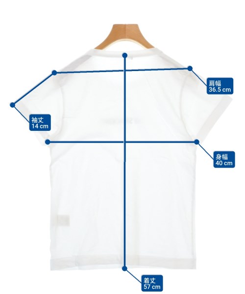 CALUX（キャラクス）Tシャツ・カットソー 白 サイズ:F レディース/2200679355090