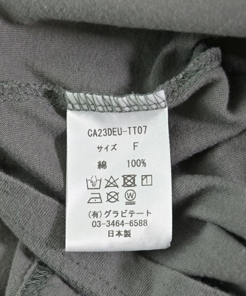 CALUX（キャラクス）Tシャツ・カットソー グレー サイズ:F メンズ/2200674963115