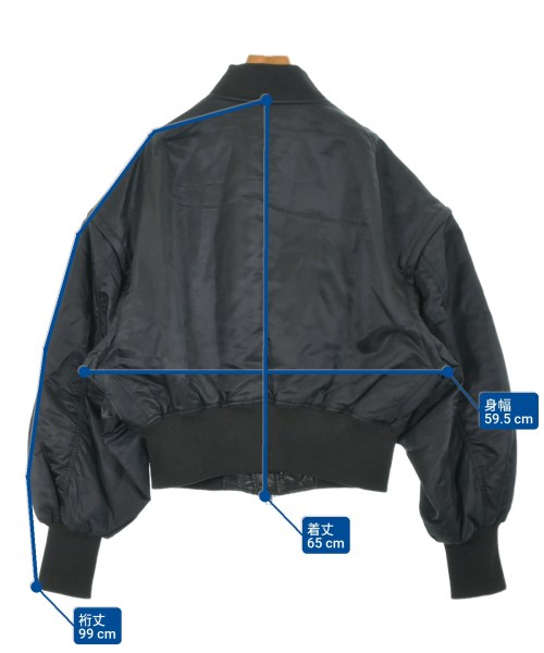 CALUX（キャラクス）ミリタリーブルゾン 黒 サイズ:F レディース/2200666463012